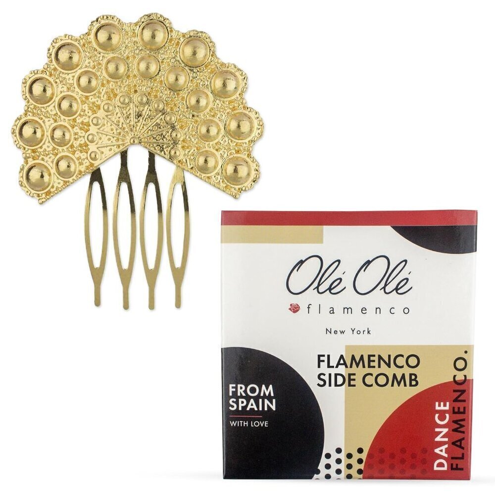 Spanish Hair Comb, Mini Side Comb, Peineta Española, Ornamental Hair Pin, Metal